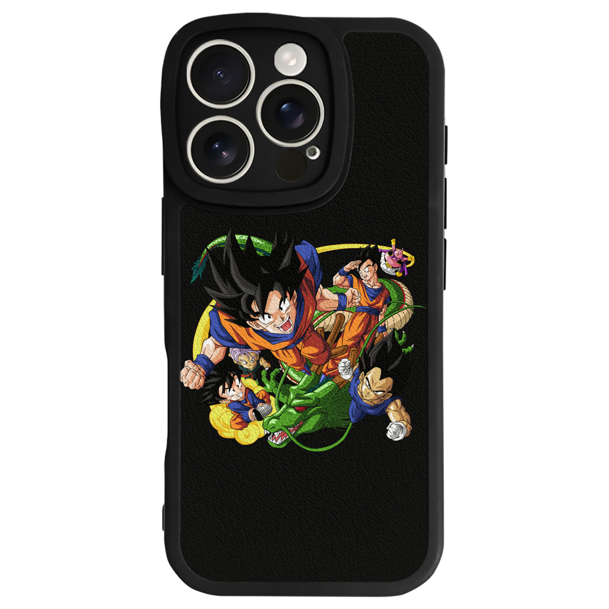 （画像用） ドラゴンボール DRAGON BALL 【iPhone 16シリーズ対応】シリコンスマホケース（レザー調） 材質：シリコン
